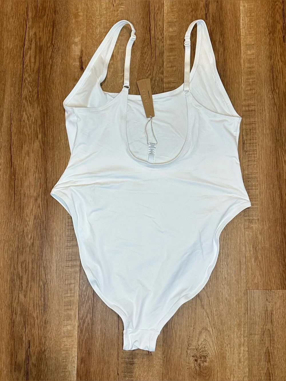 SKIMS White One-Piece Swimsuit